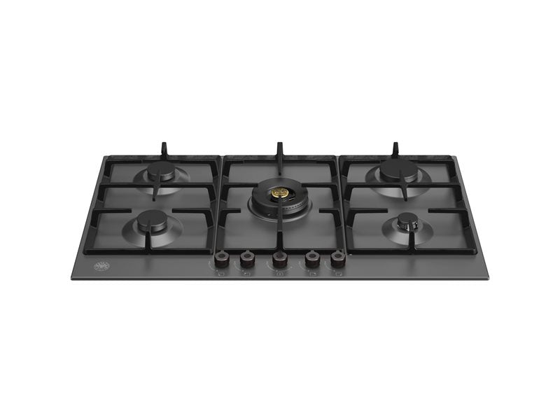 90 cm Gas hob with central dual wok