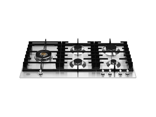 90 cm Gas hob with lateral dual wok