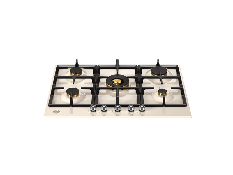 75 cm Gas hob with central wok