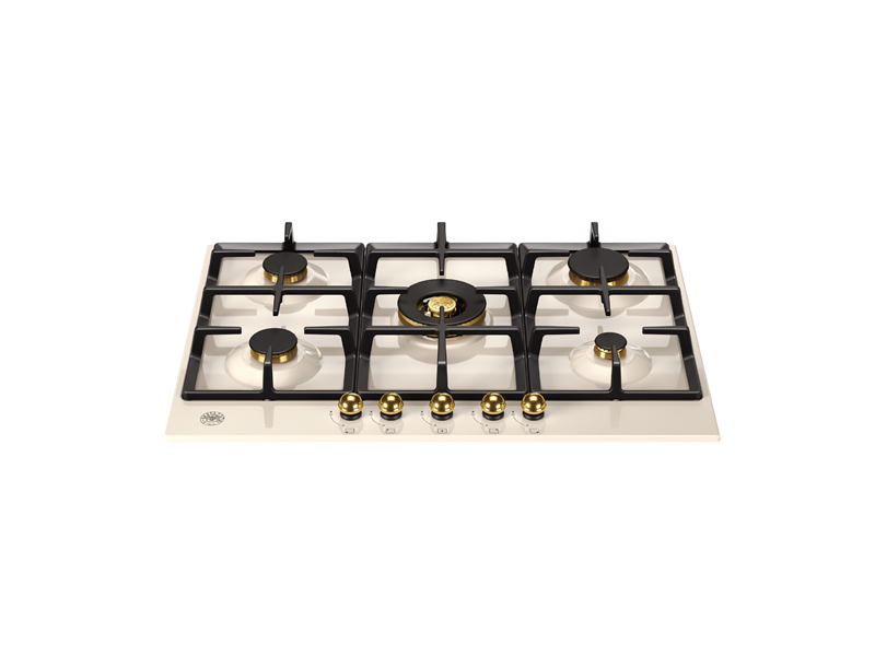 75 cm Gas hob with central wok