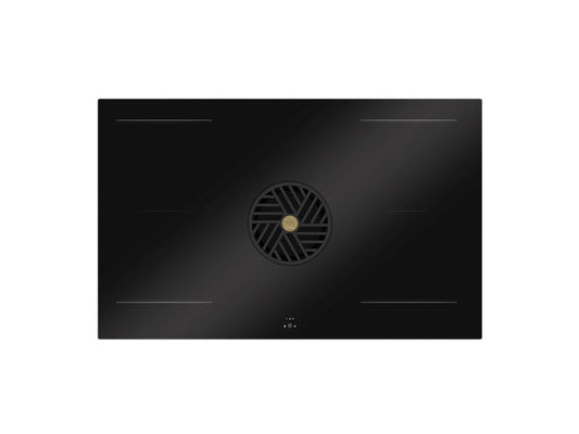 80 cm induction hob with integrated hood