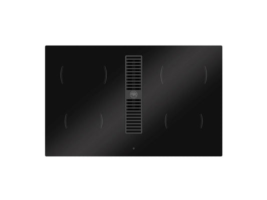 80 cm induction hob with integrated hood