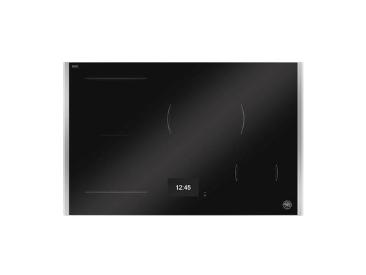 78 cm Induction Hob with Metal Frame, 4 cooking zones, TFT display