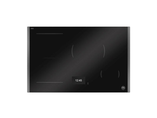 78 cm Induction Hob with Metal Frame, 4 cooking zones, TFT display