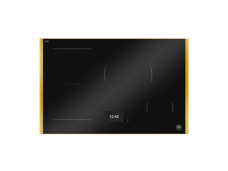 78 cm Induction Hob with Metal Frame, 4 cooking zones, TFT display