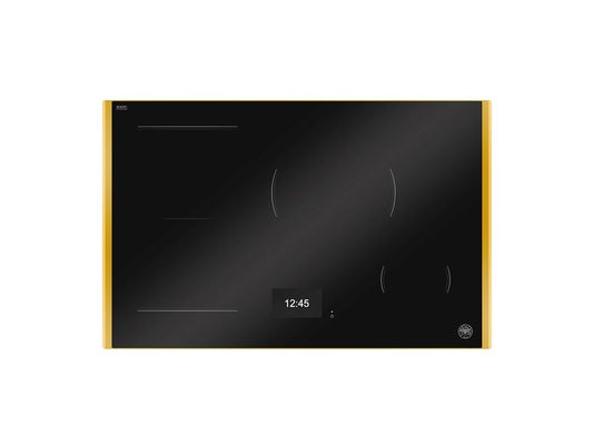 78 cm Induction Hob with Metal Frame, 4 cooking zones, TFT display